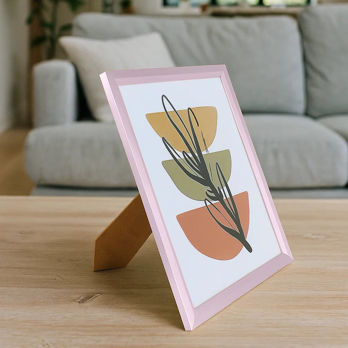 Portarretrato, Diseño Planta, Color Rosa