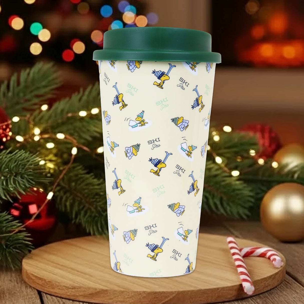 Termo de Plástico, Peanuts, 500 ml