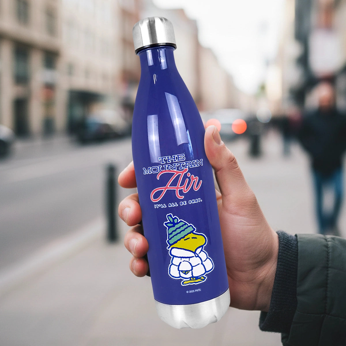 Botella de Agua, Peanuts, Color Morado, 1000 ml