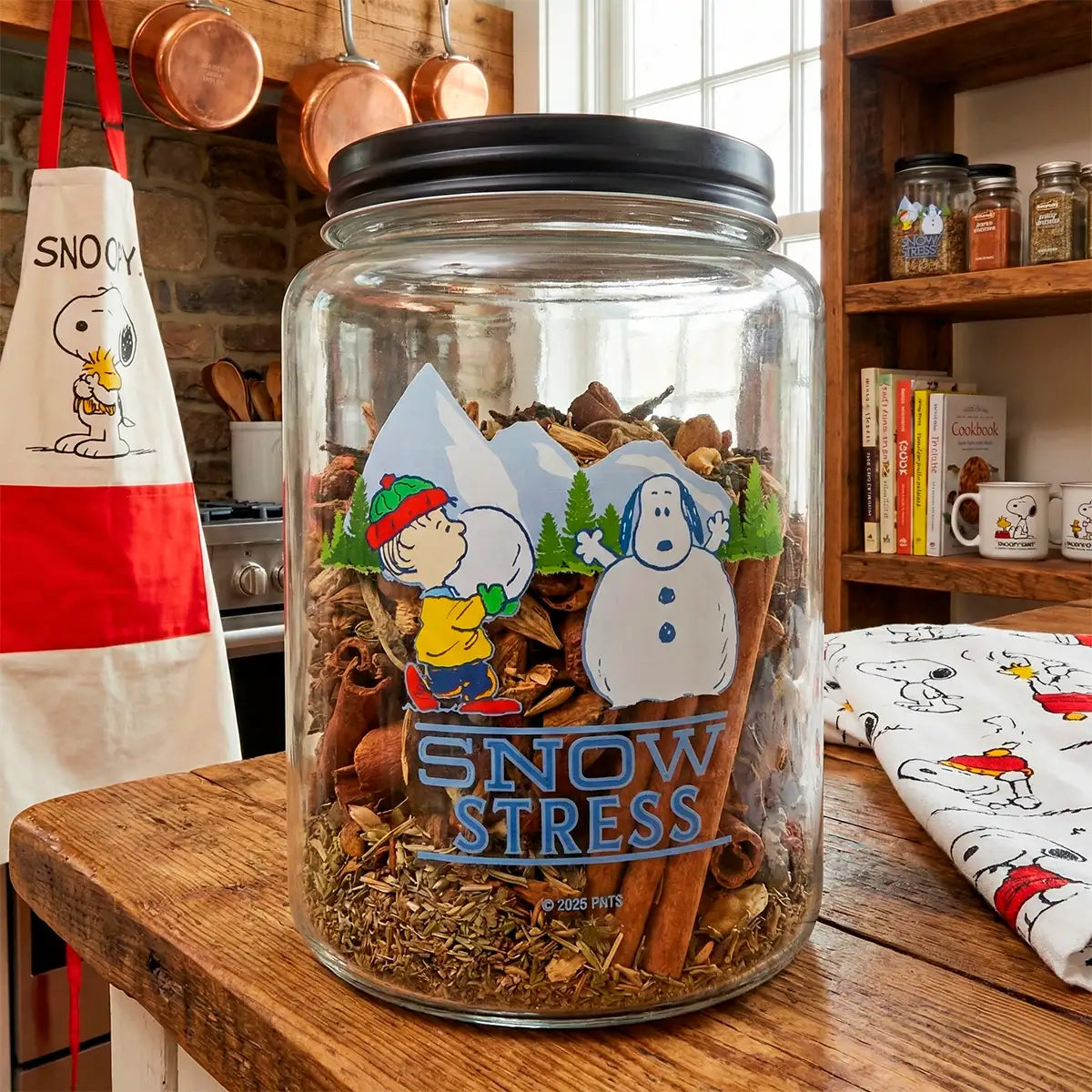 Frasco con Tapa, Peanuts, 1000 ml