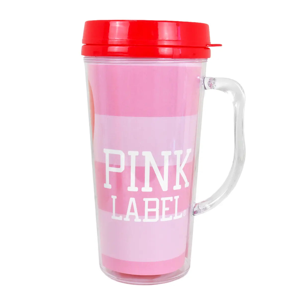 Botella de Plástico con Tapa, Pink Label