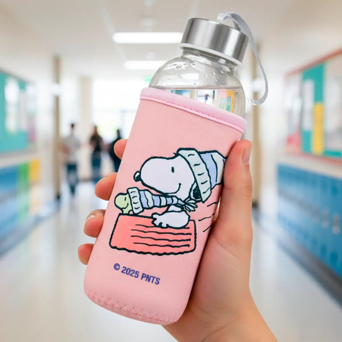 Botella de Agua, Peanuts, Navideña, 420 ml