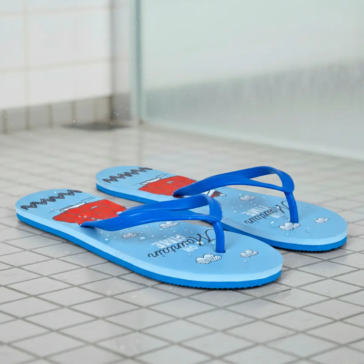 Sandalias, Peanuts, Color Azul