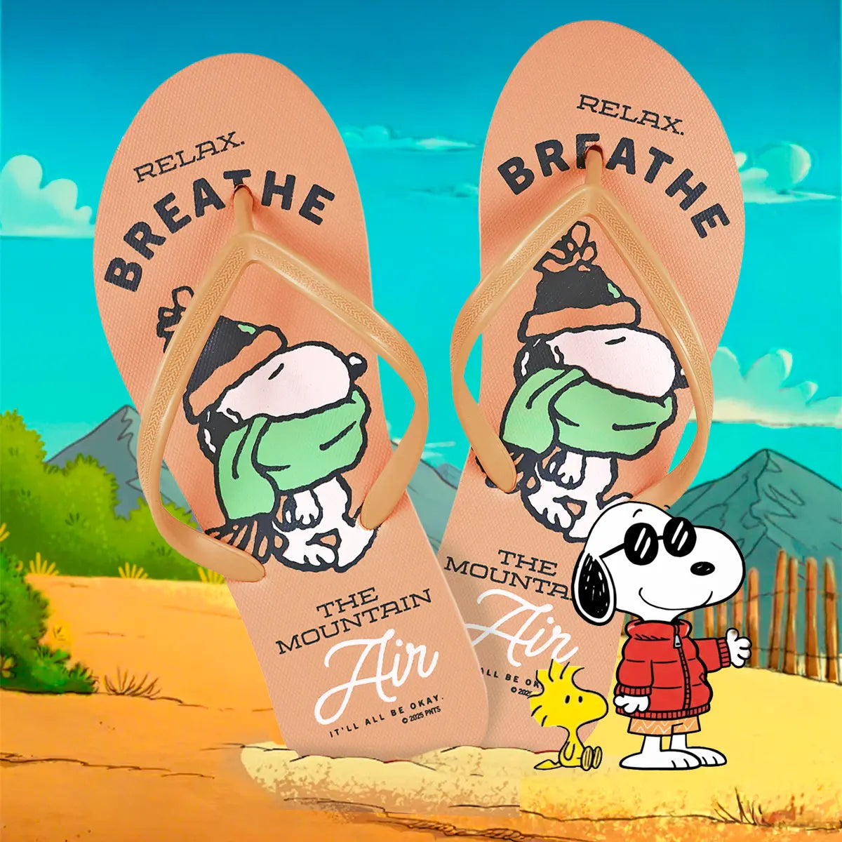 Sandalias, Peanuts, Color Durazno