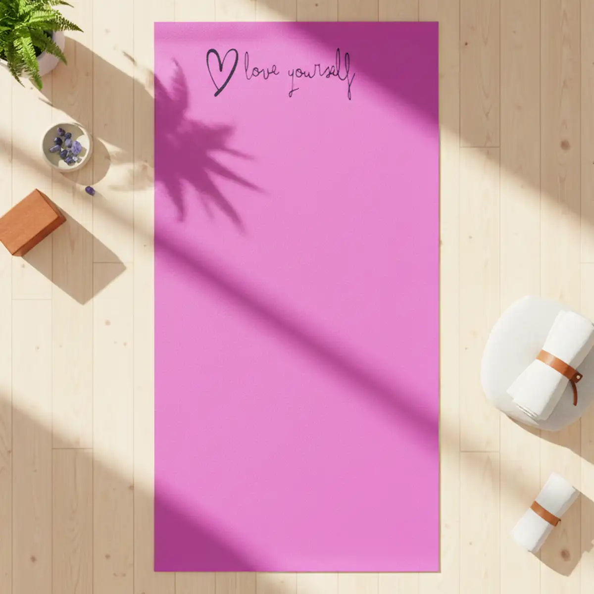 Tapete para Yoga, Pink Label, Color Rosa