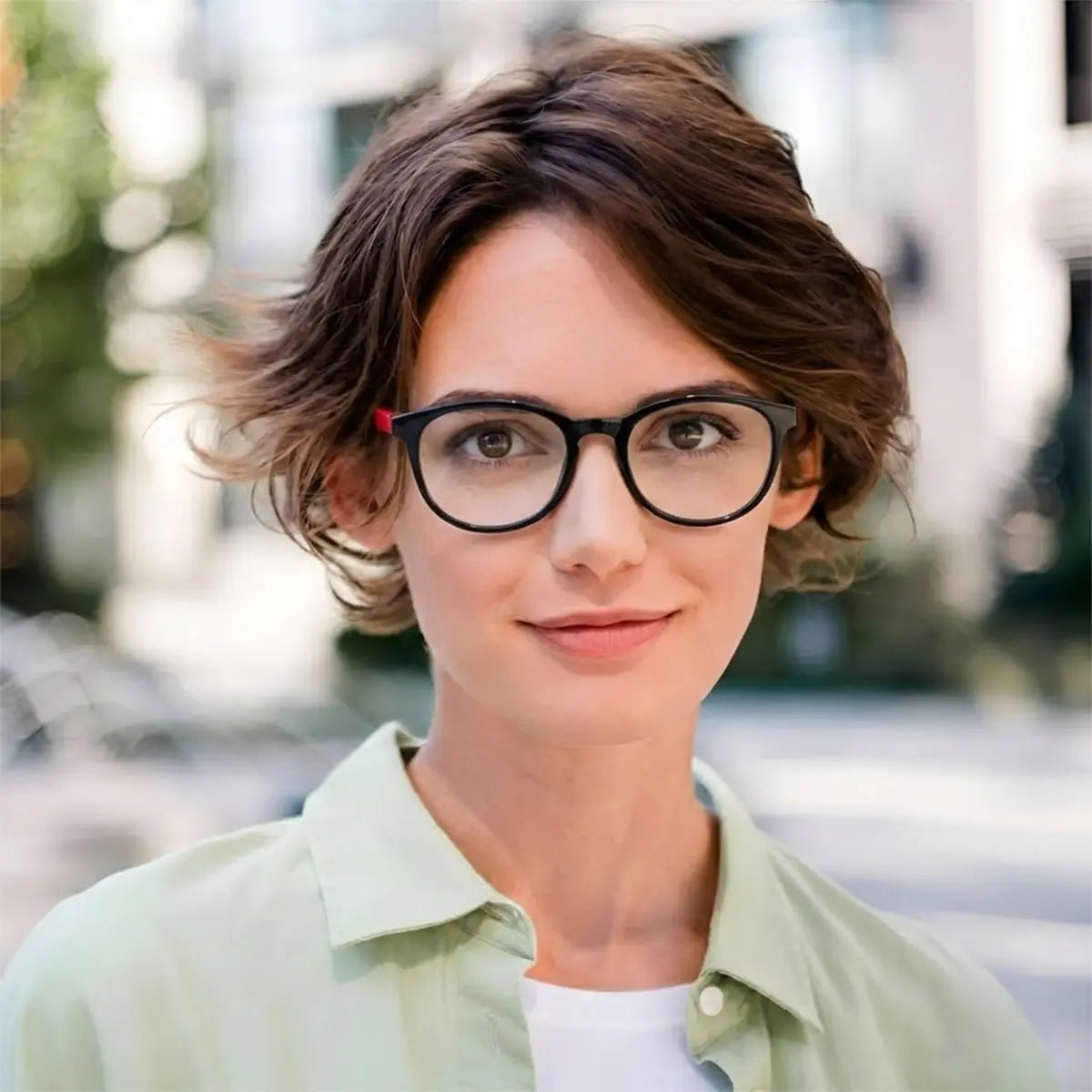 Lentes de Lectura, Color Negro y Rojo, +1.50