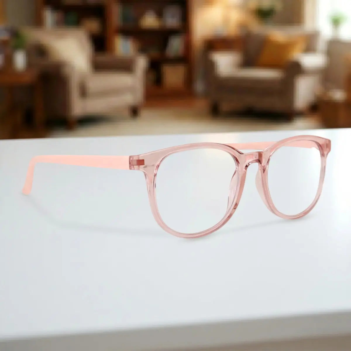 Lentes de Lectura, Color Rosa Claro, +2.50