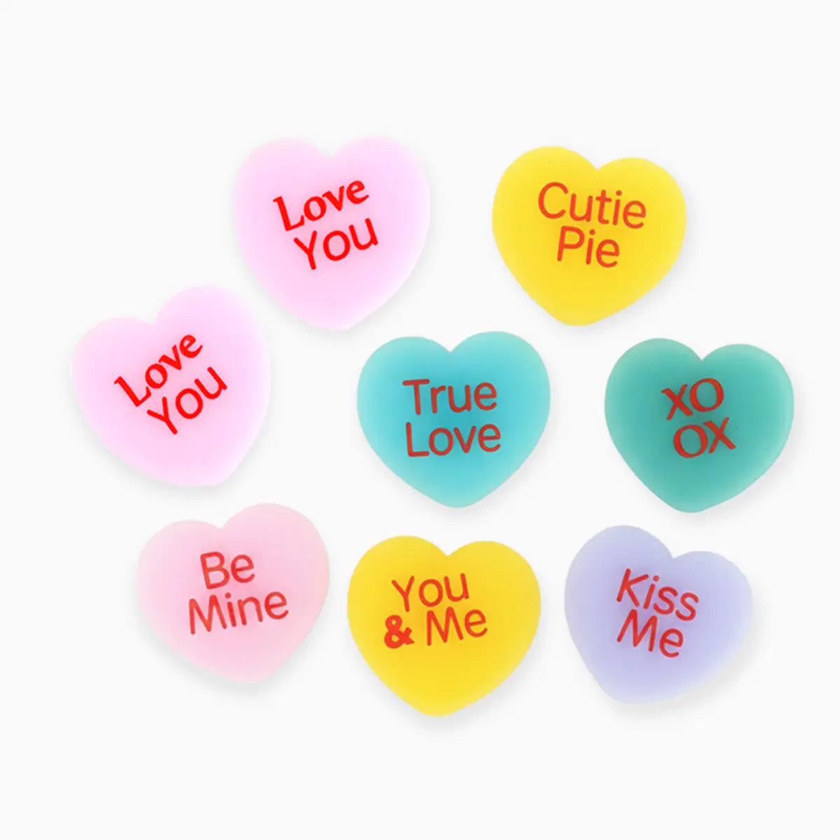 Gel Clings, Corazón con Frases