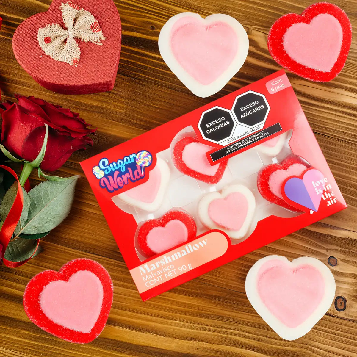 Malvaviscos de Corazón, 90 gr