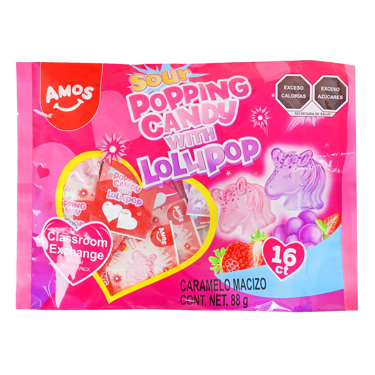 Paleta de Caramelo Popping, Amos