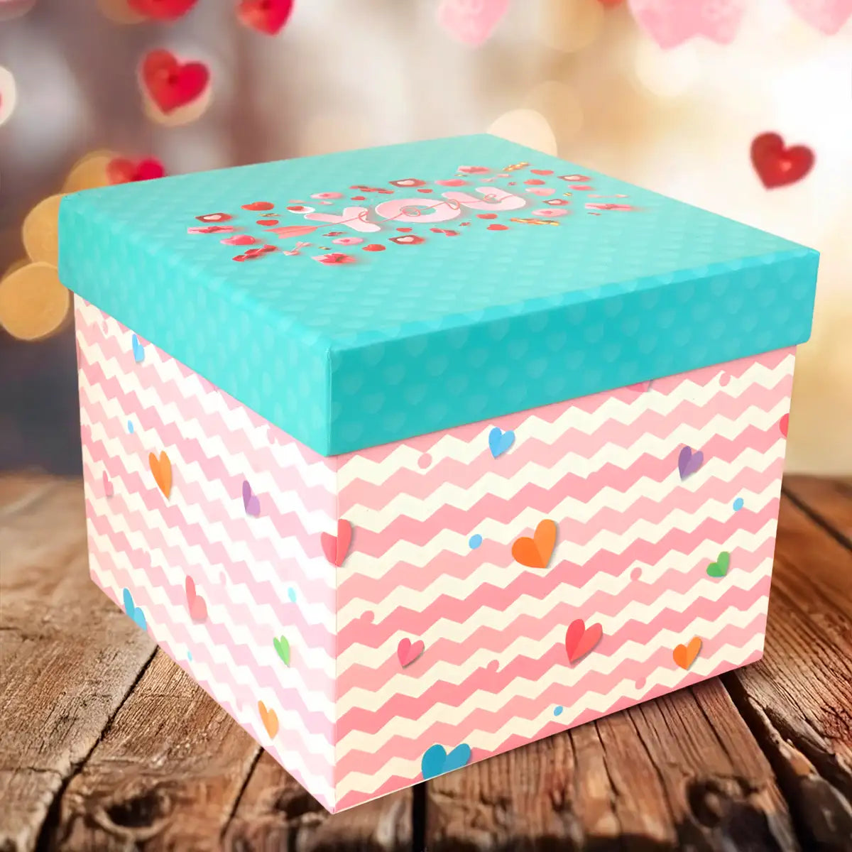 Caja para Regalo, Color Azul, You