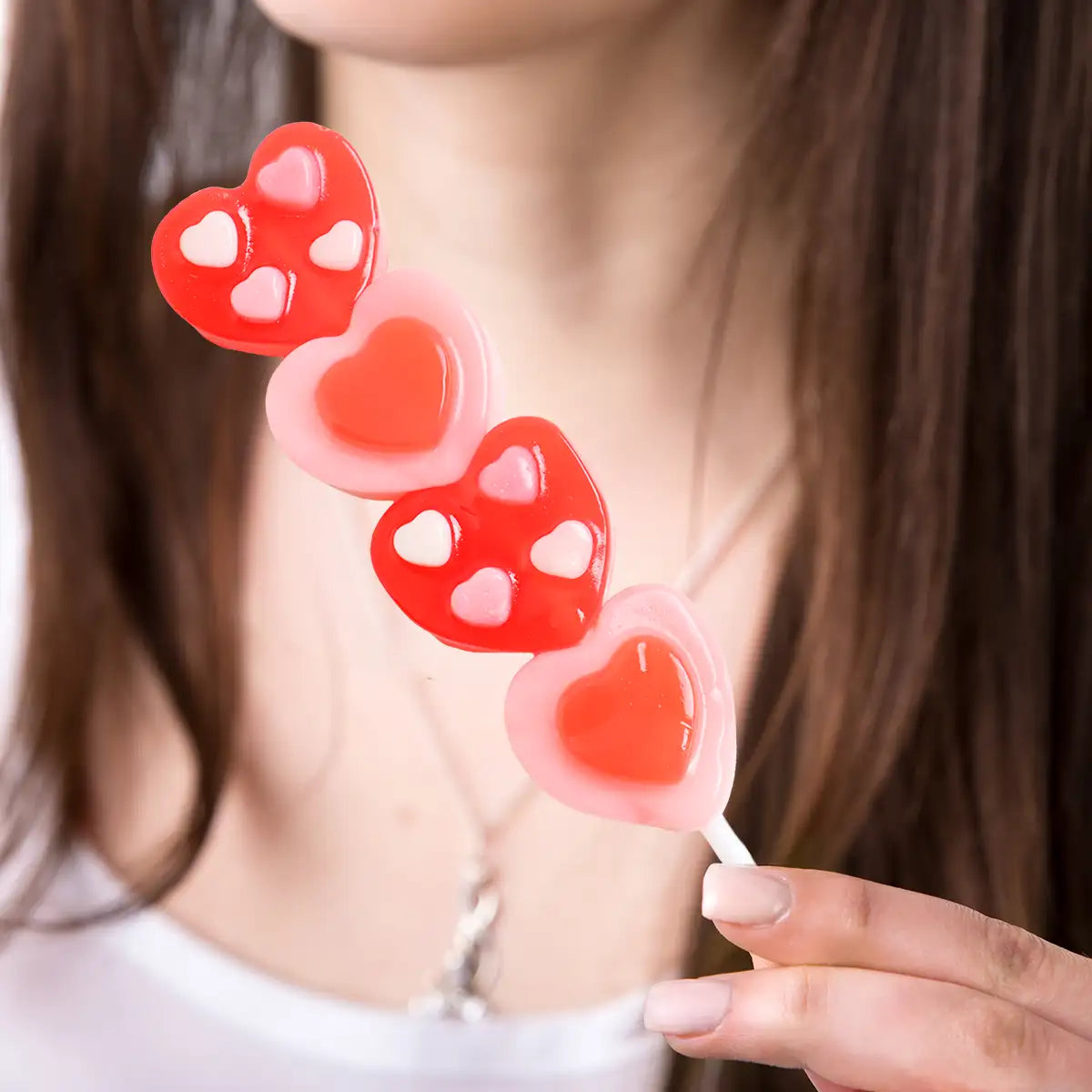 Corazones, Paleta de Gomita