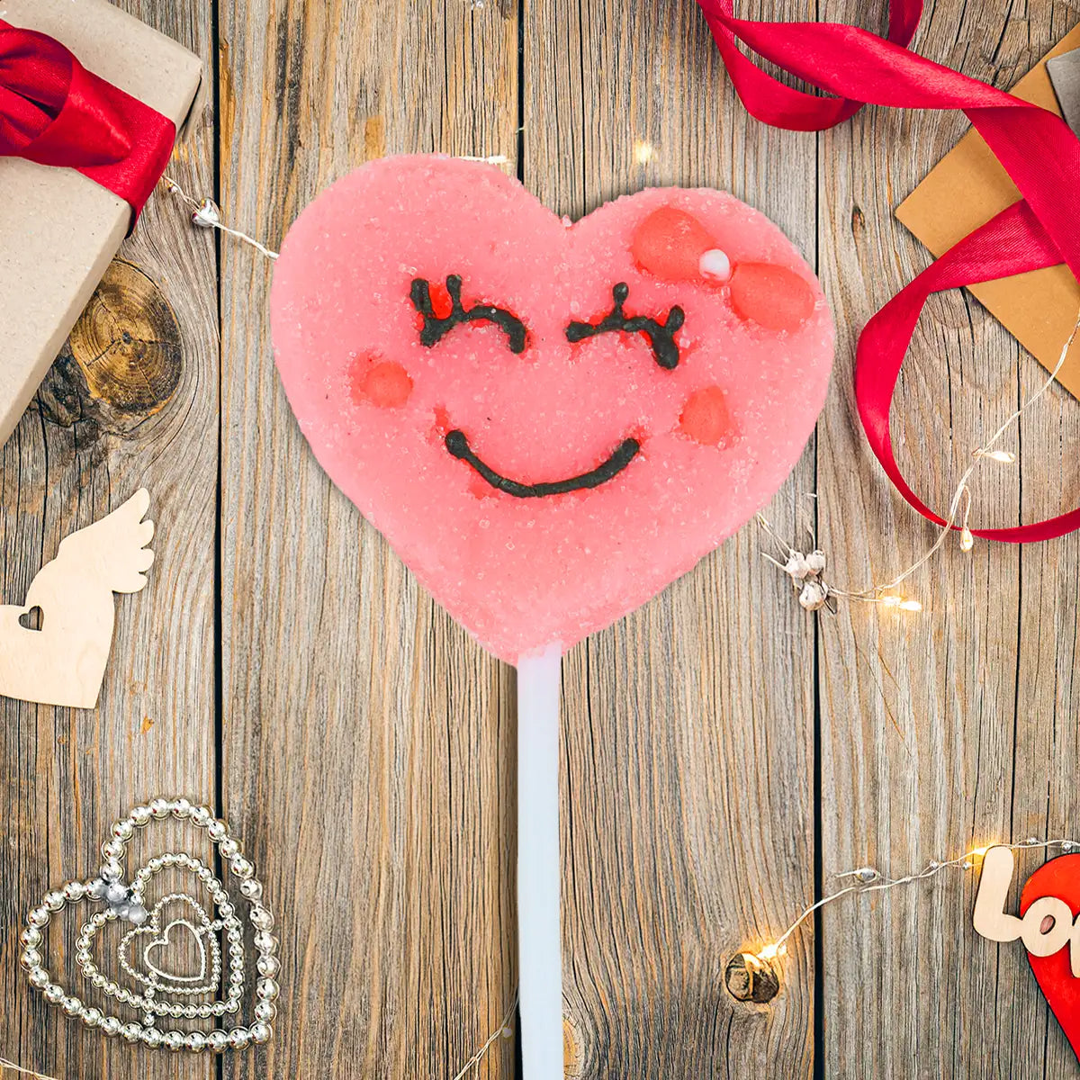 Corazón, Sonrisa, Paleta de Gomita