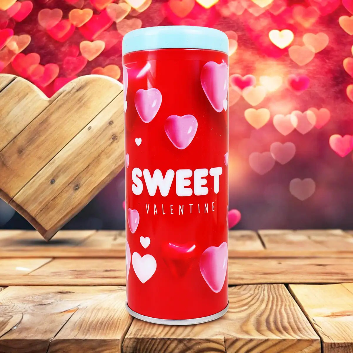 Lata de Galletas, Chocolate, Color Rojo, 114 gr