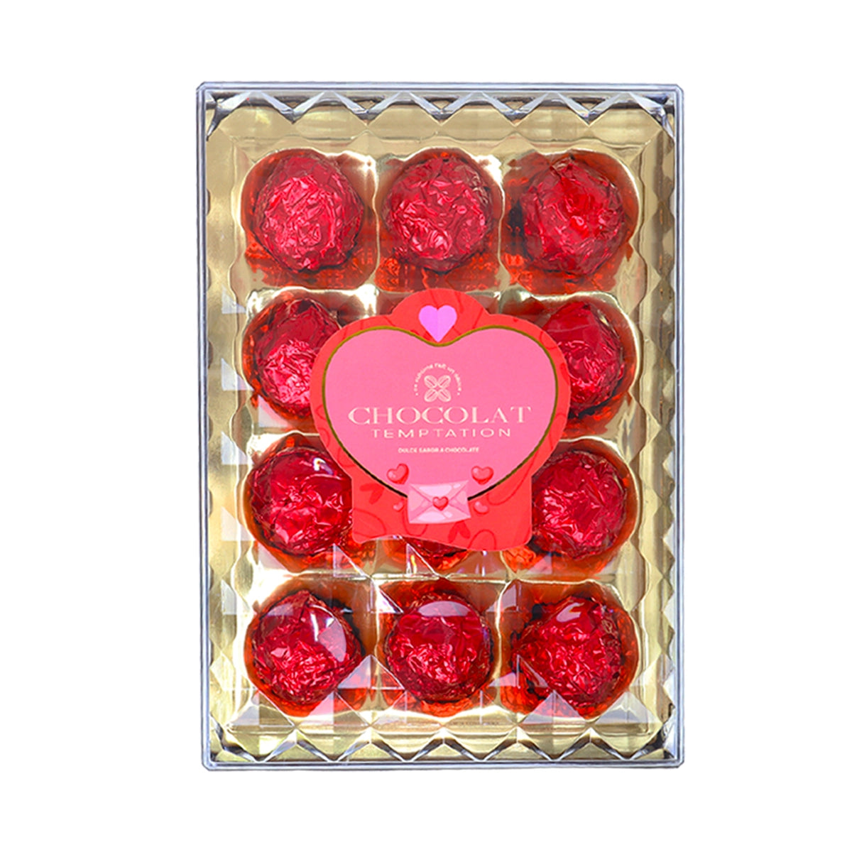 Caja de Regalo, Trufas de Chocolate, 12 pzas