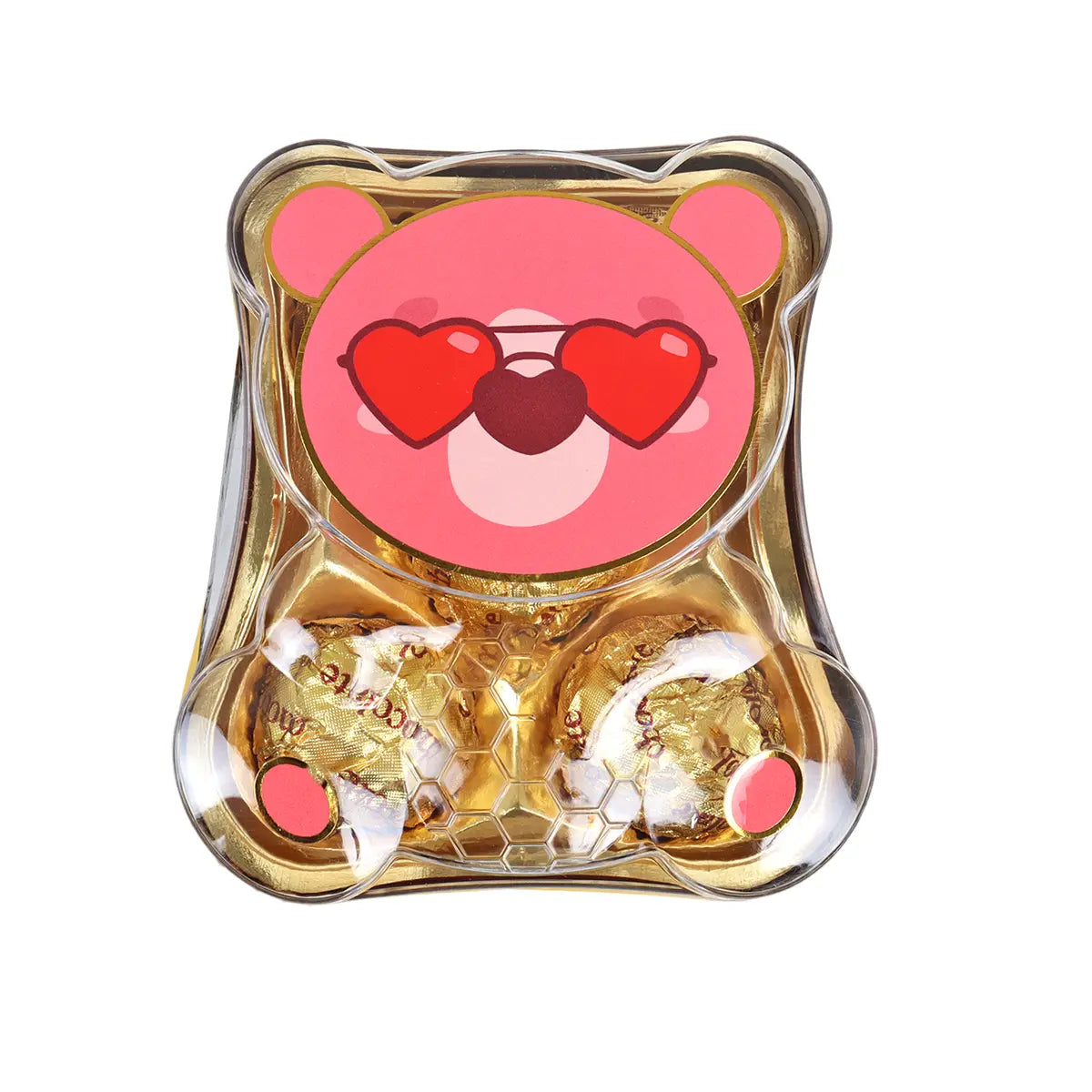 Trufas de Chocolate, Oso, Color Dorado