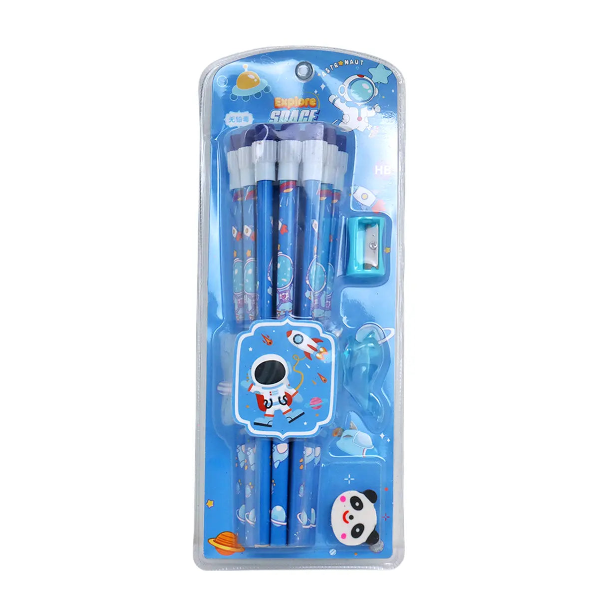 Kit de Escritura, Astronauta, Color Azul