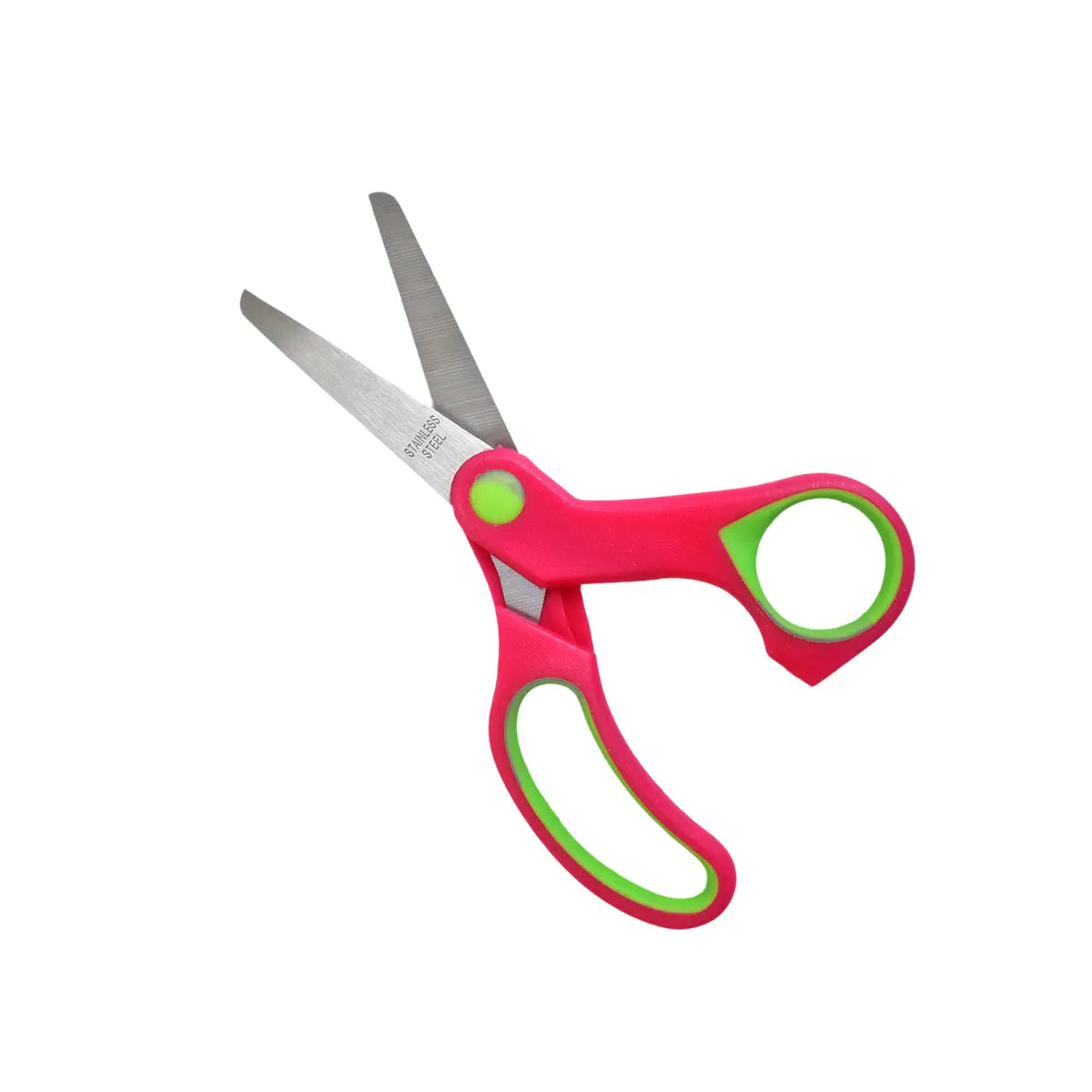 Tijeras Punta Redonda, Color Rosa y Verde