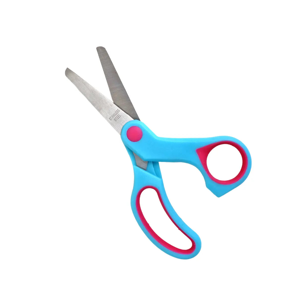 Tijeras Punta Redonda, Color Azul y Rosa