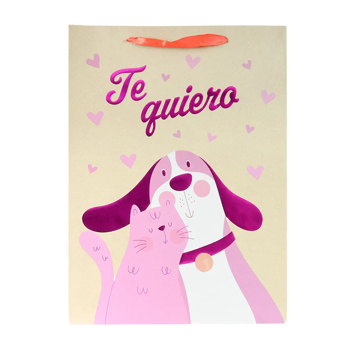 Bolsa de Regalo, Kraft, Perrito y Gatito