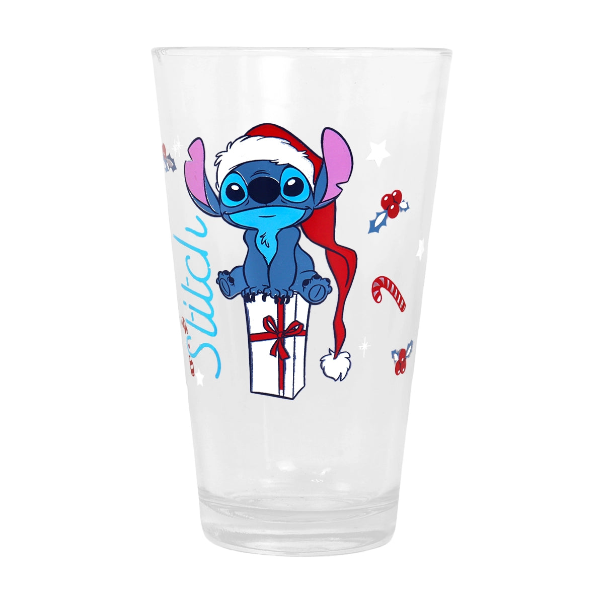 Stitch, HoHoHo, Vaso Cristal, 414 ml
