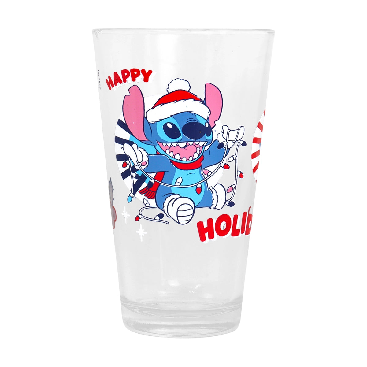 Stitch, Merry & Bright, Vaso Cristal, 414 ml