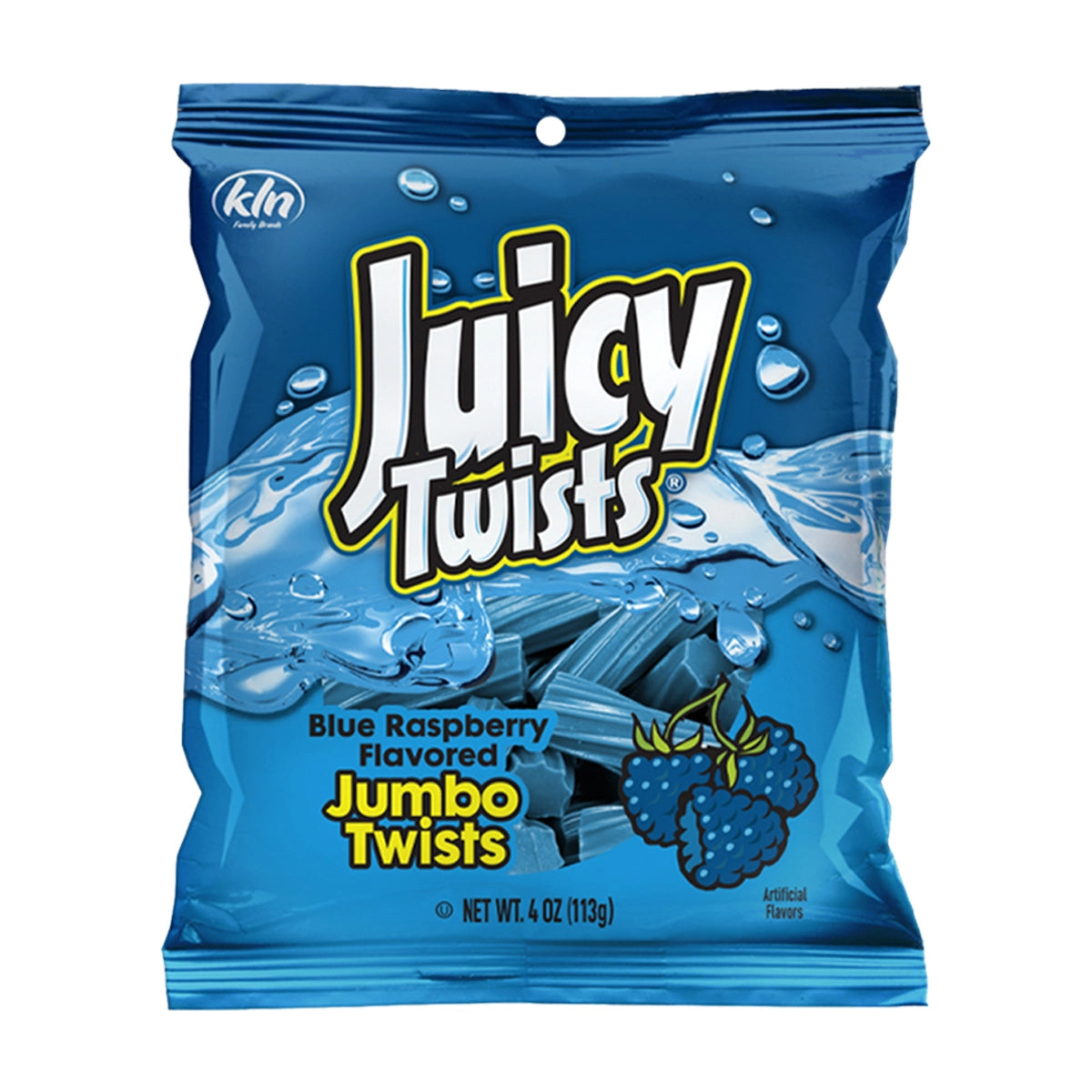 18 11JUICY TWISTS BLUE RASPBERRY 113 GR