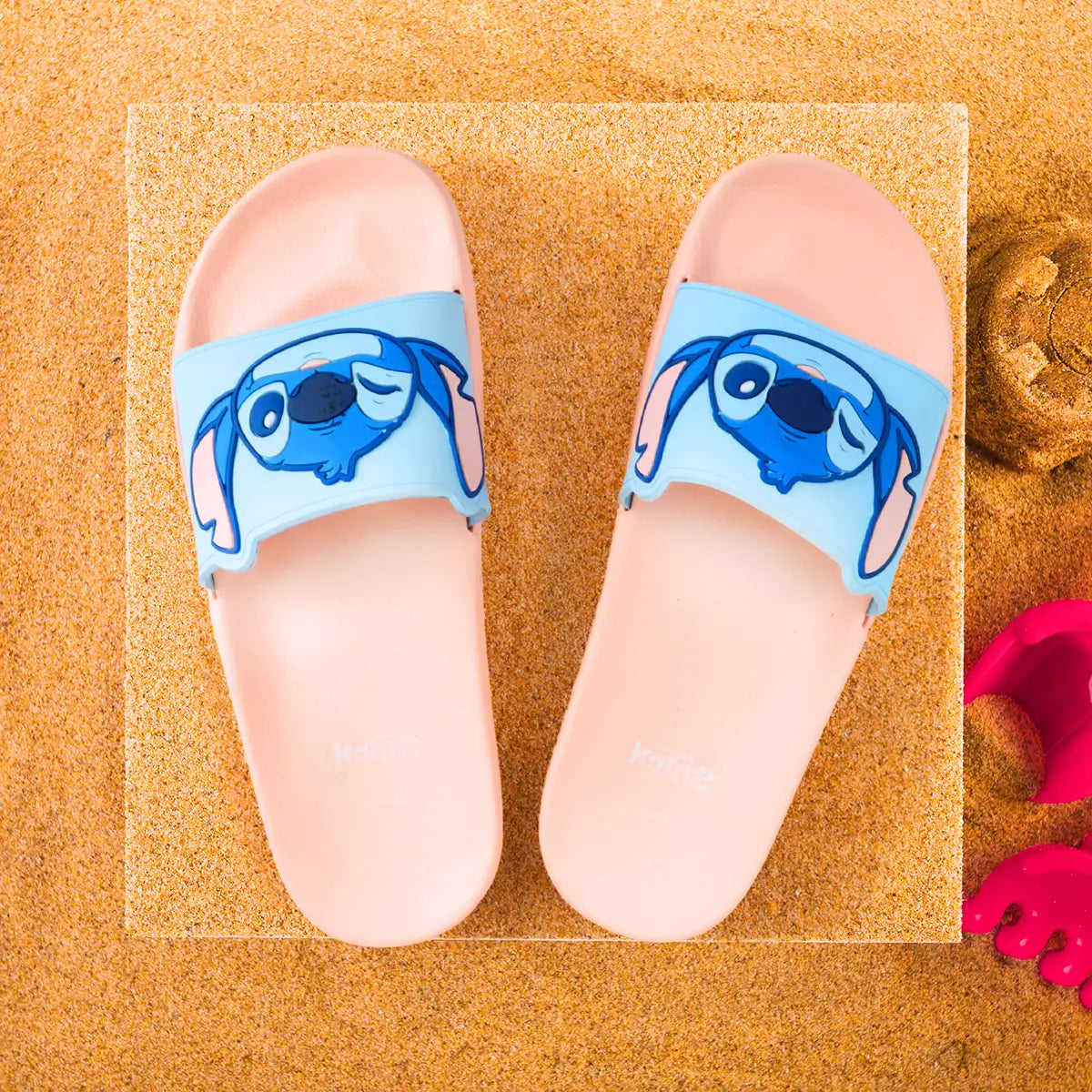 Sandalias, Stitch, Color Rosa