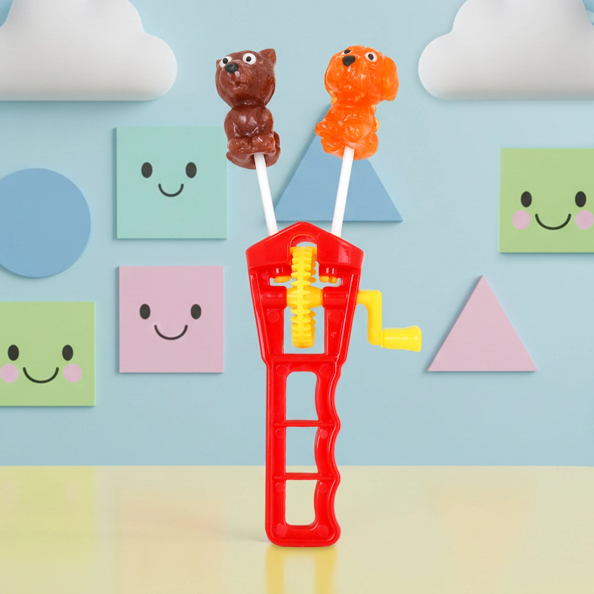 Paleta de Dulce con Juguete, Color Rojo