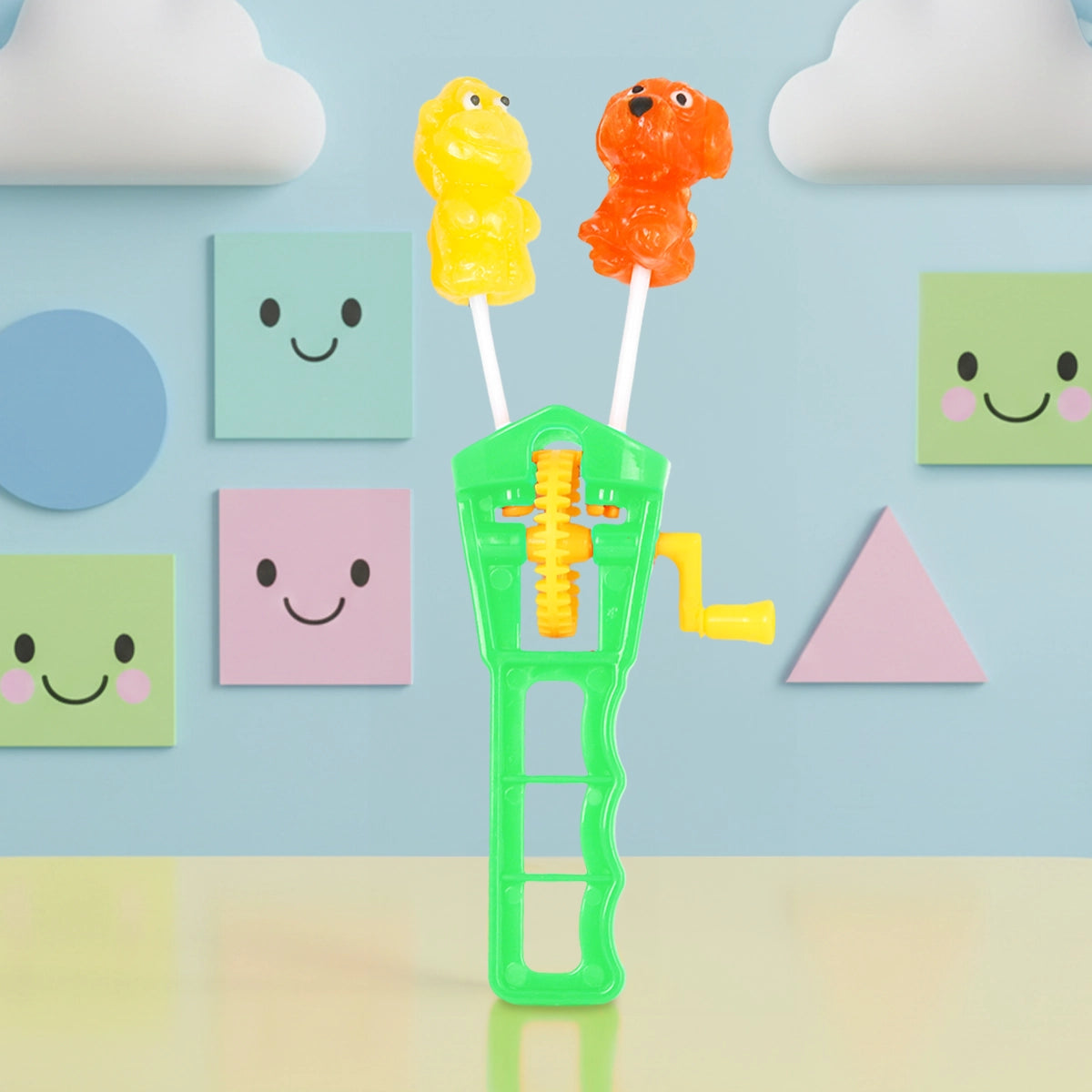 Paleta de Dulce con Juguete, Color Verde