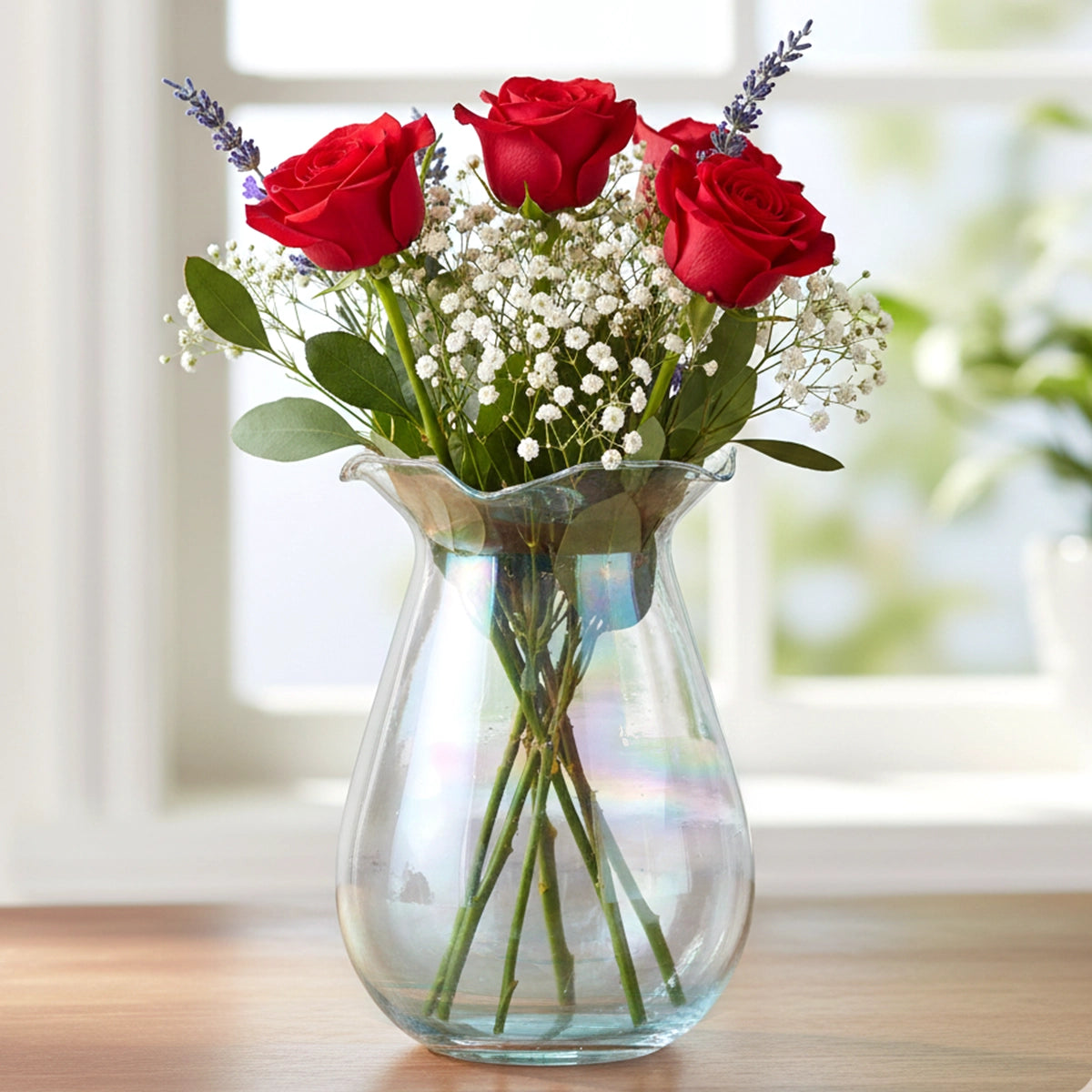 Florero Austria, Transparente