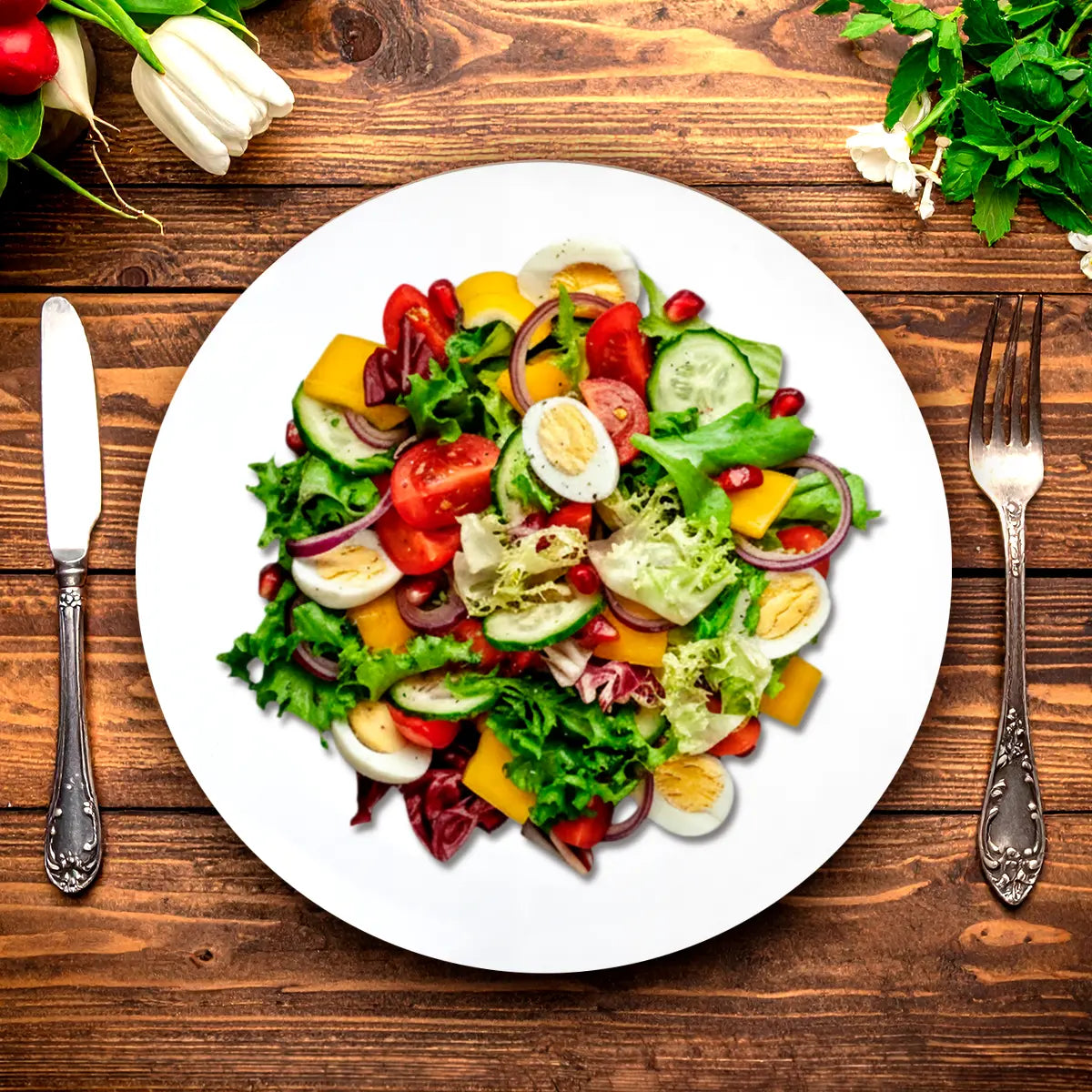 Plato Trinche, Cerámica, Color Blanco