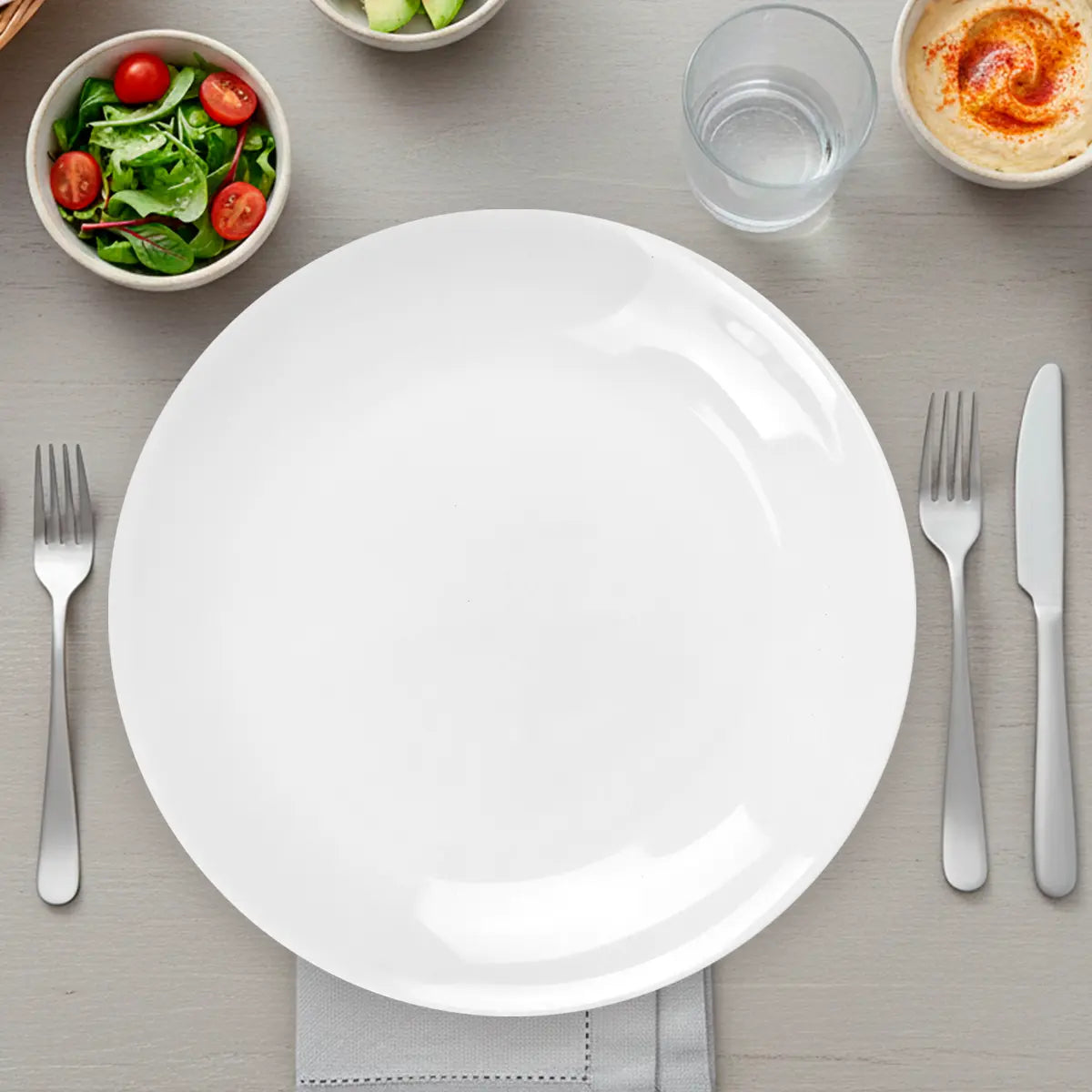 Plato, Cerámica, Color Blanco