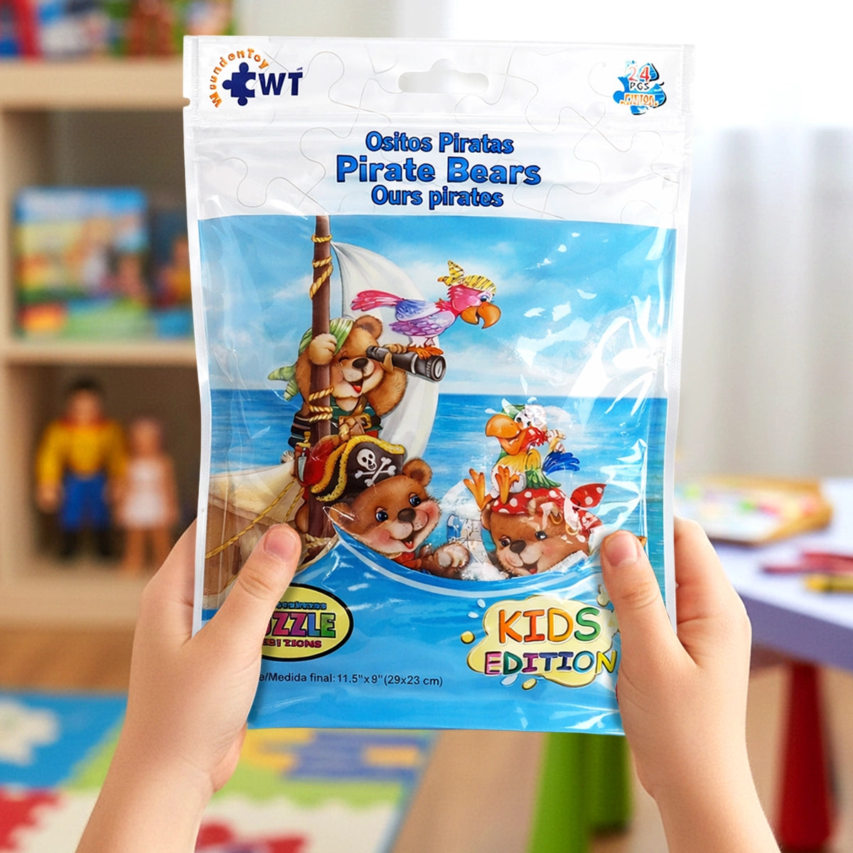 Rompecabezas, Ositos Piratas, 24 pzas