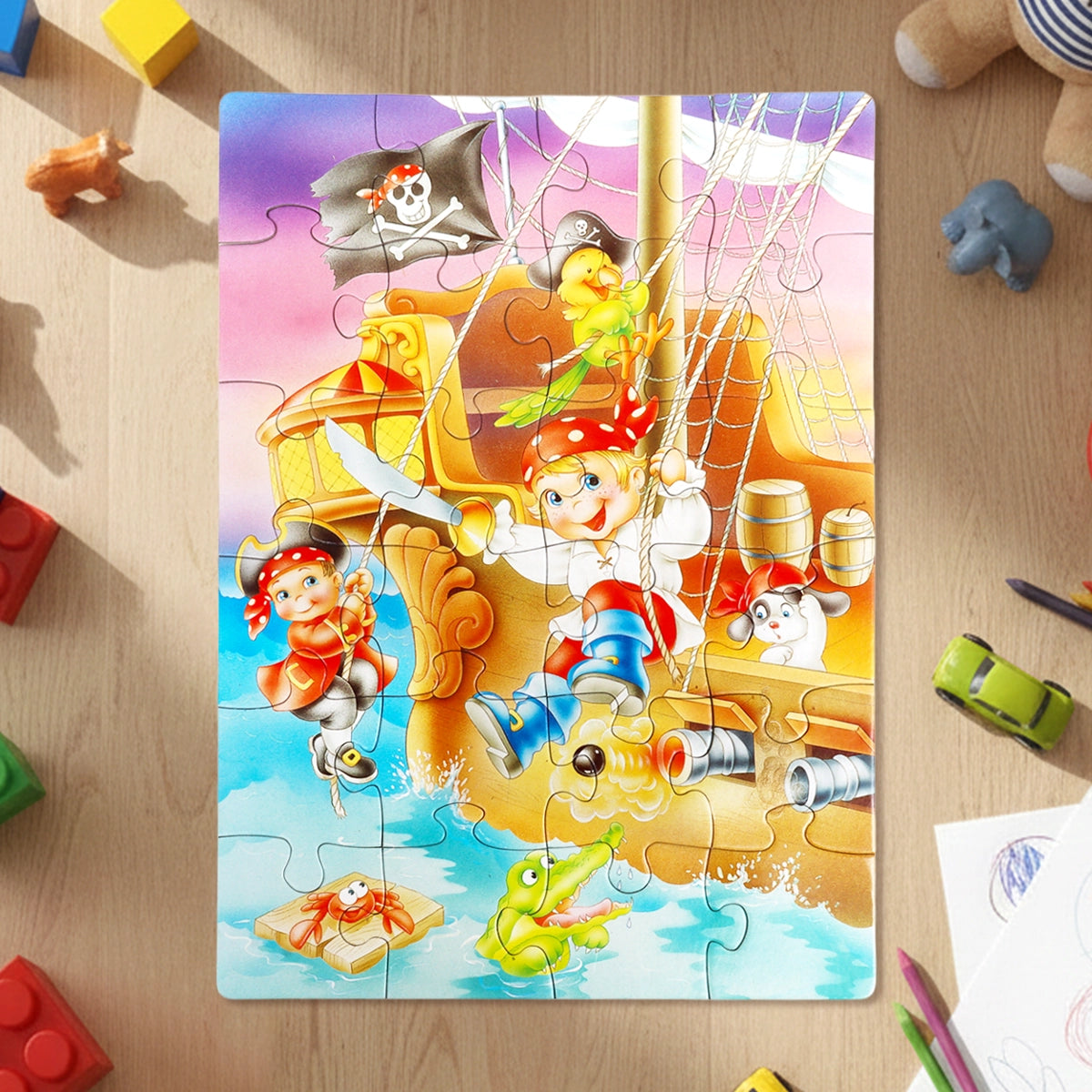 Rompecabezas, Aventura de Piratas, 24 pzas