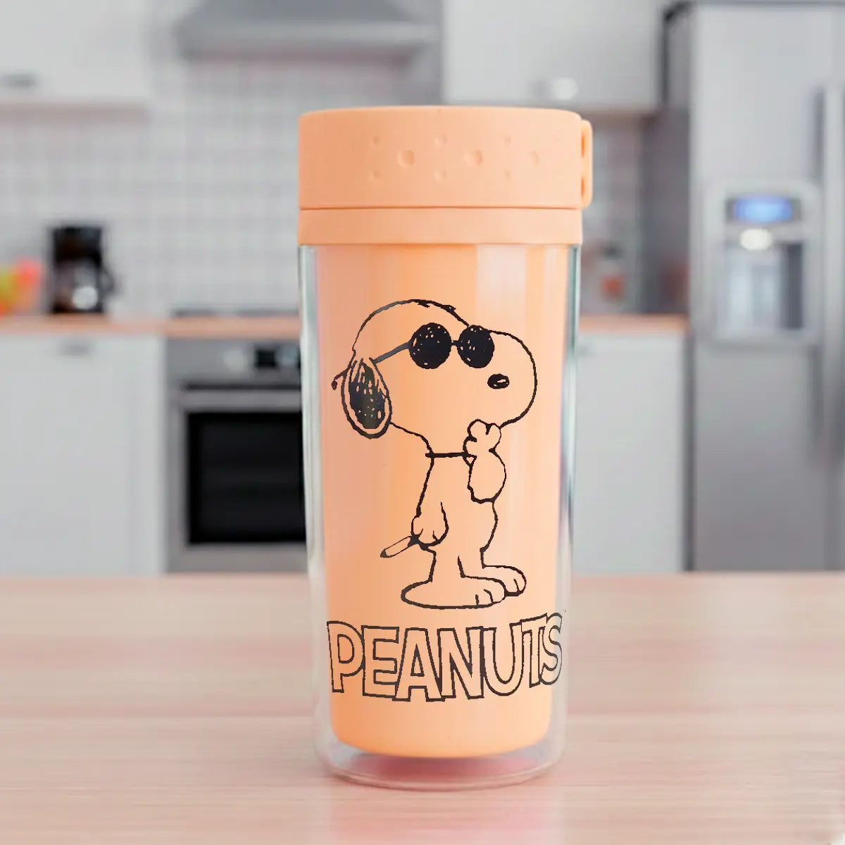 Termo para Café, Peanuts, Color Naranja