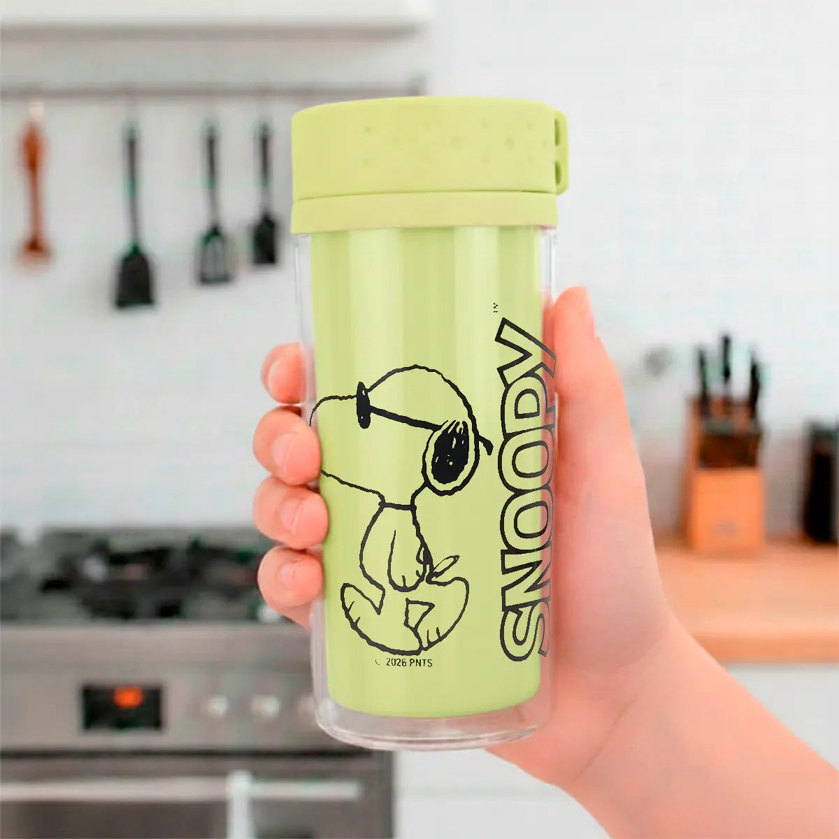 Termo para Café, Peanuts, Color Amarillo