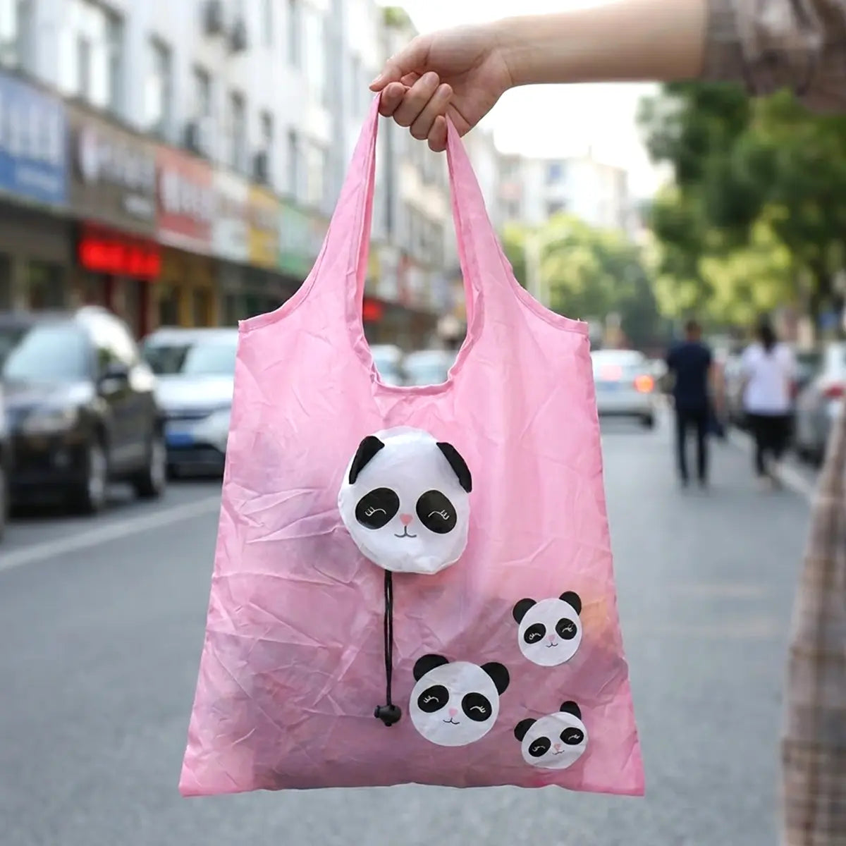 Bolsa Reutilizable Plegable, Panda
