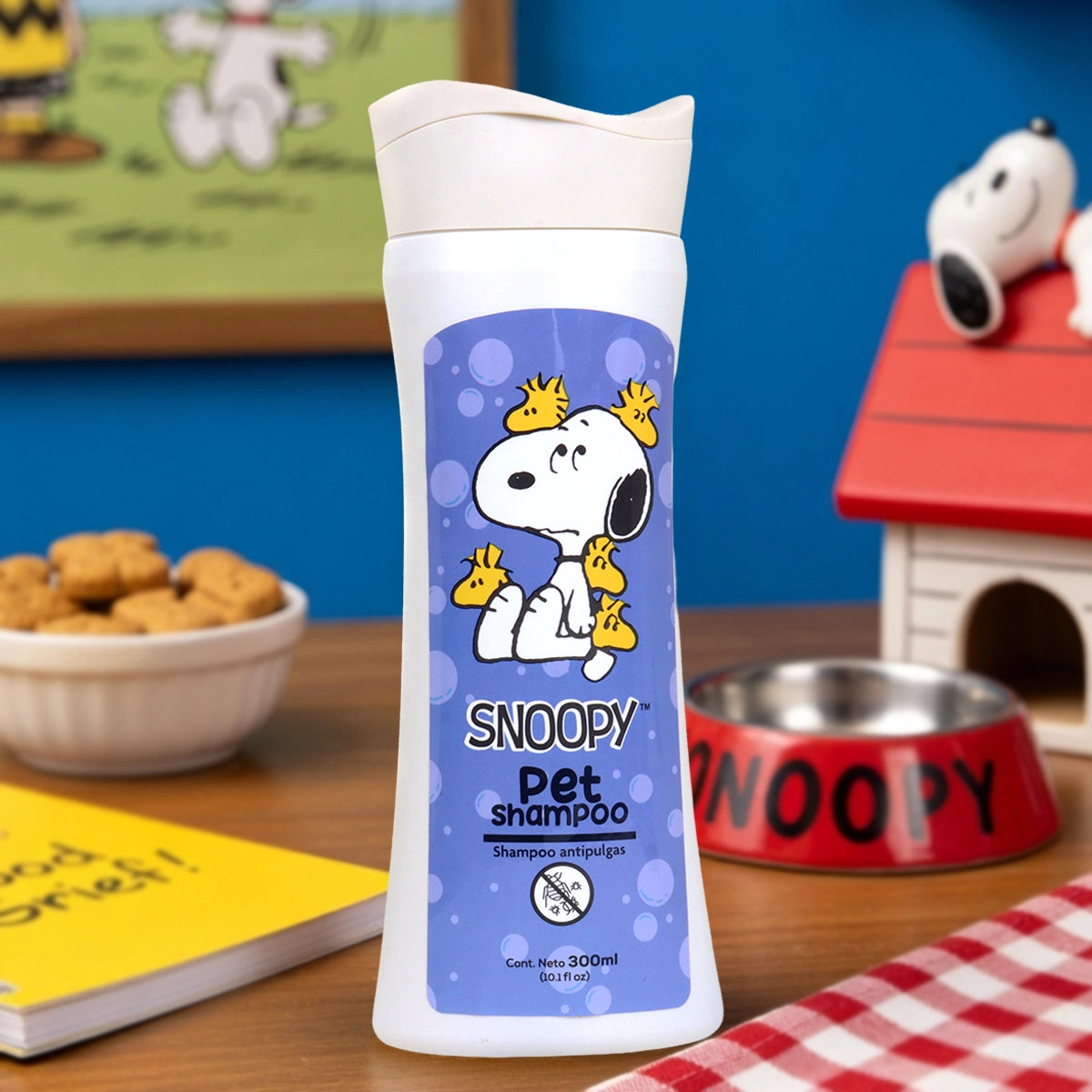 Shampoo Antipulgas para Mascotas, Peanuts, 300 ml