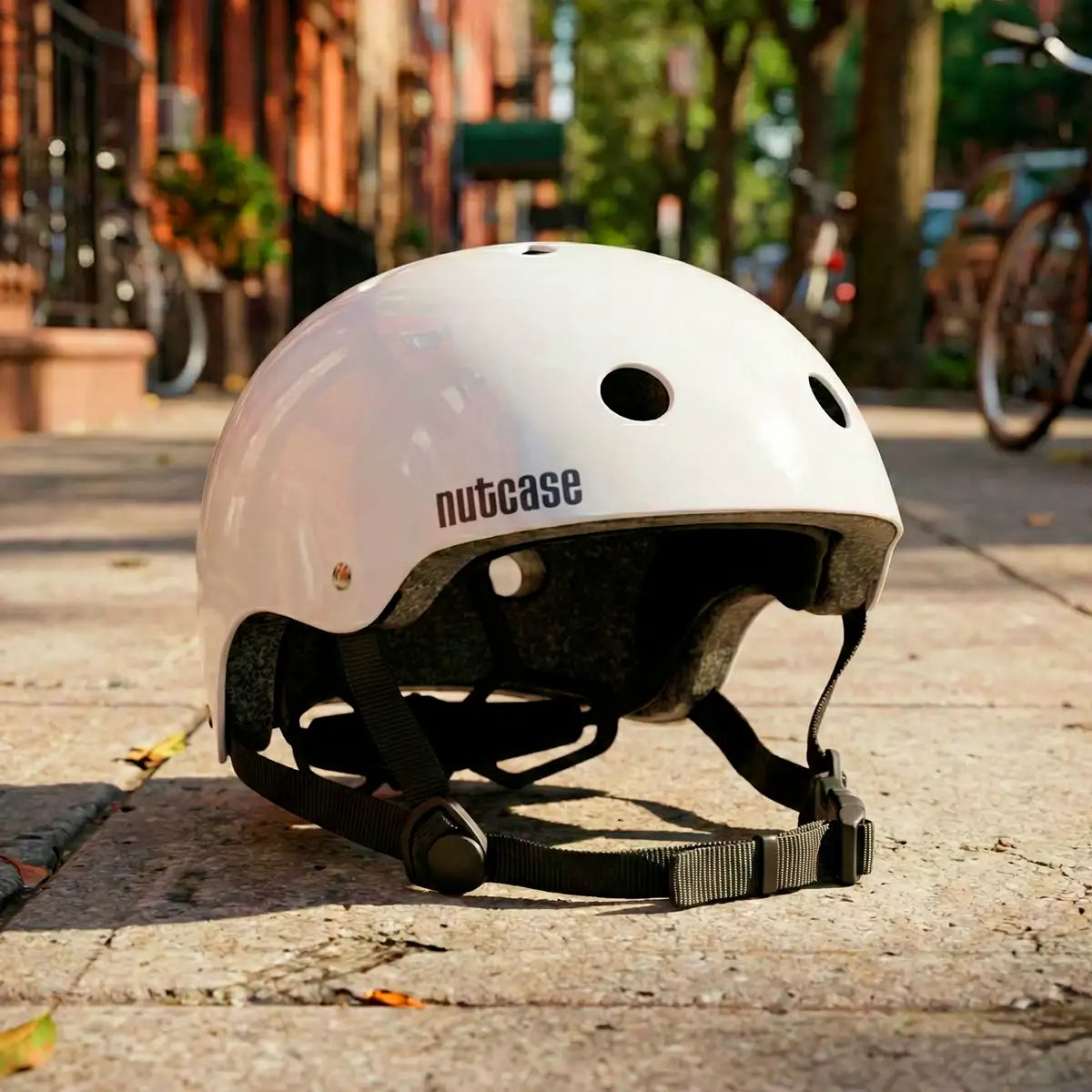 Casco de Protección, NutCase, Color Blanco