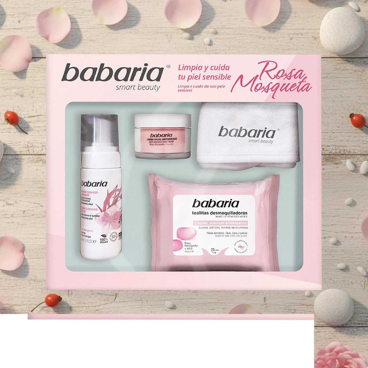 Kit de Limpieza Rosa Mosqueta, Babaria