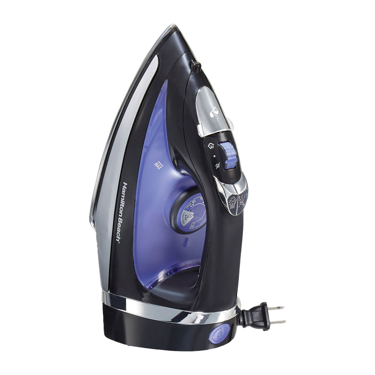 Plancha de Vapor Hamilton Beach con Cable Retractil Negra 14214