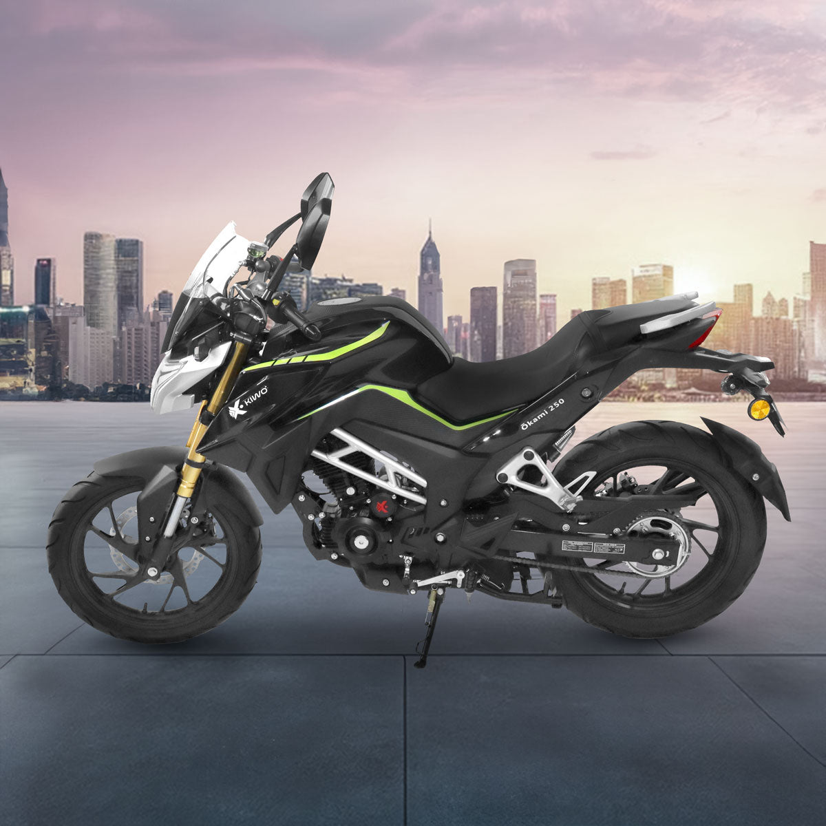 Motocicleta Kiwo Okami 250 2025 (Reacondicionado)