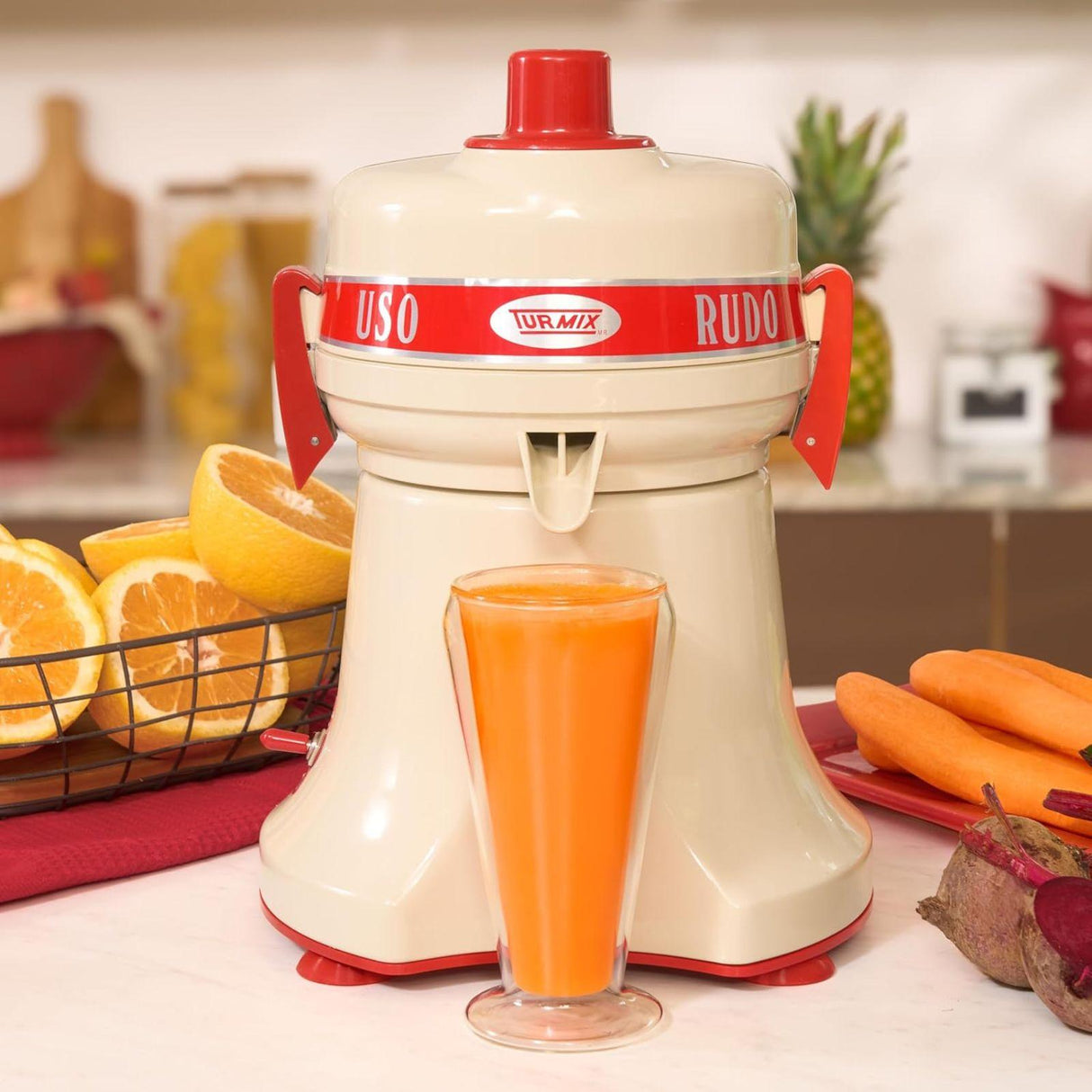 Extractor de Jugos y Exprimidor de Cítricos Turmix Uso Rudo Beige 179-1026-8