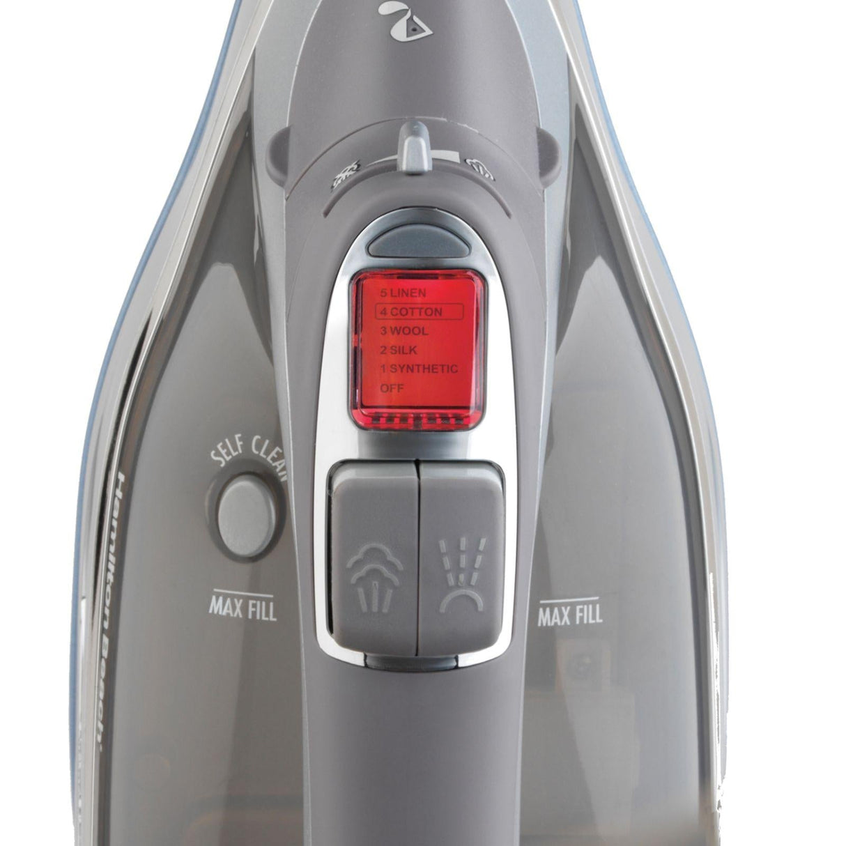 Plancha de Vapor Hamilton Beach Durathon Gris 19901