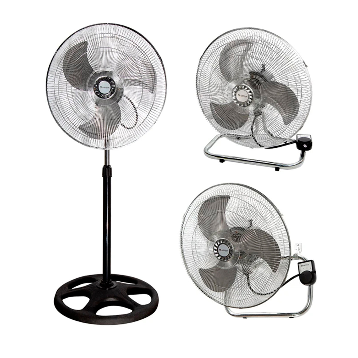 VENTILADOR 3 EN 1 MARTE 18" METALICO (PEDESTAL/PISO/PARED)**
