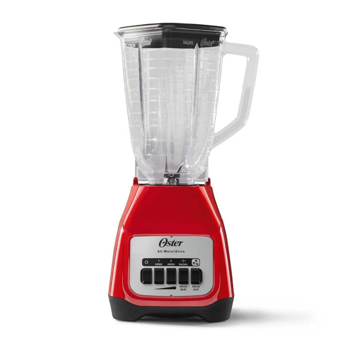 LICUADORA OSTER MOD. BLSTKAP-RPB-013 KALIMAN 2V. TECLAS V/PLASTICO, ROJA**
