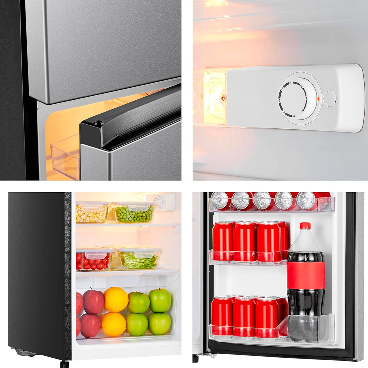 FRIGOBAR HISENSE MOD. RT31D6AGX1 3.3p3 SILVER**