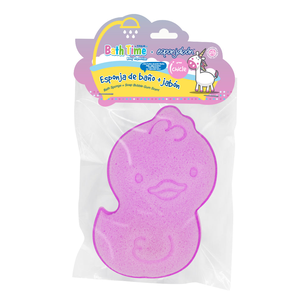 Bath Time Esponja Con Jabón
