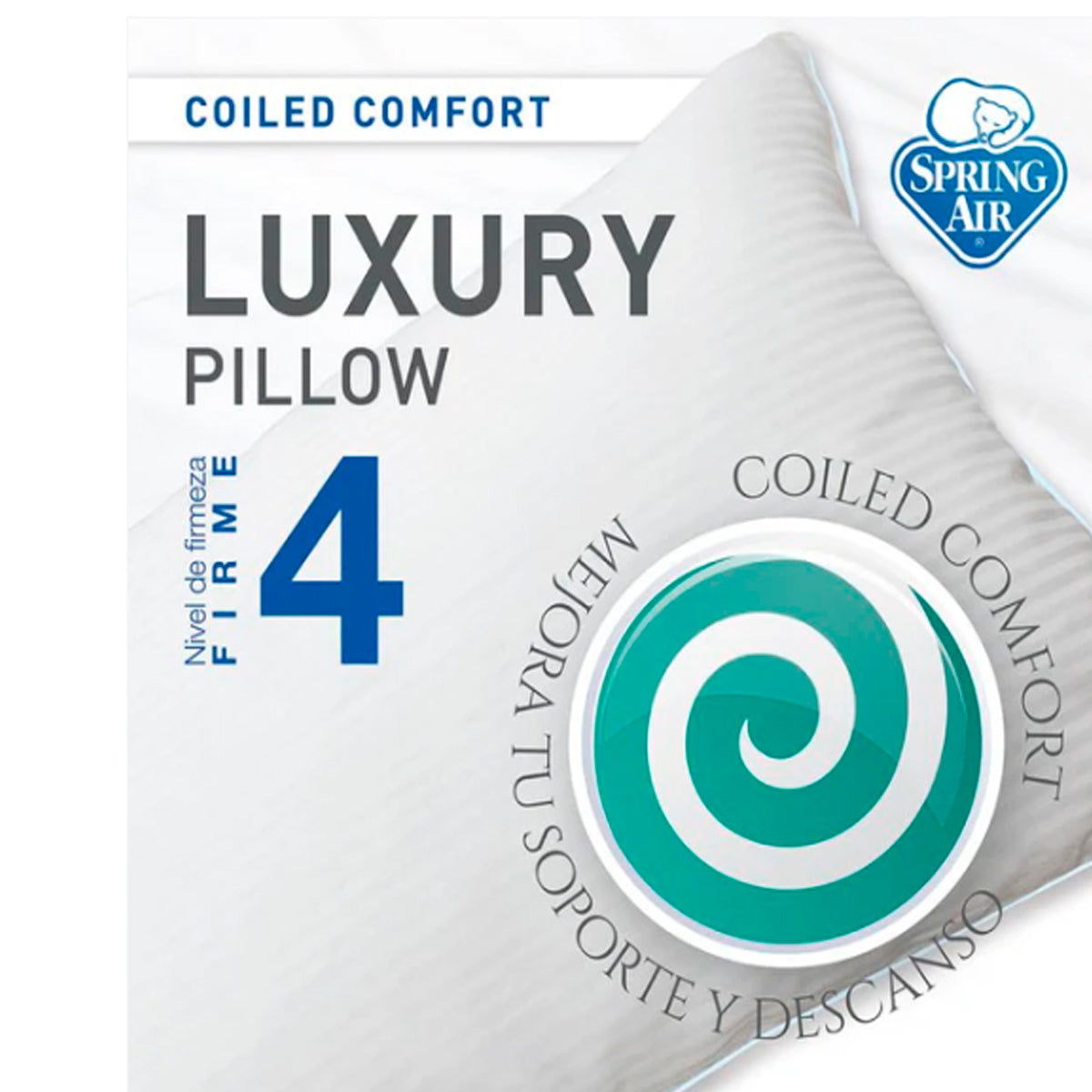 ALMOHADA SPRING AIR LUXURY COILED COMFORT FIRME 4**